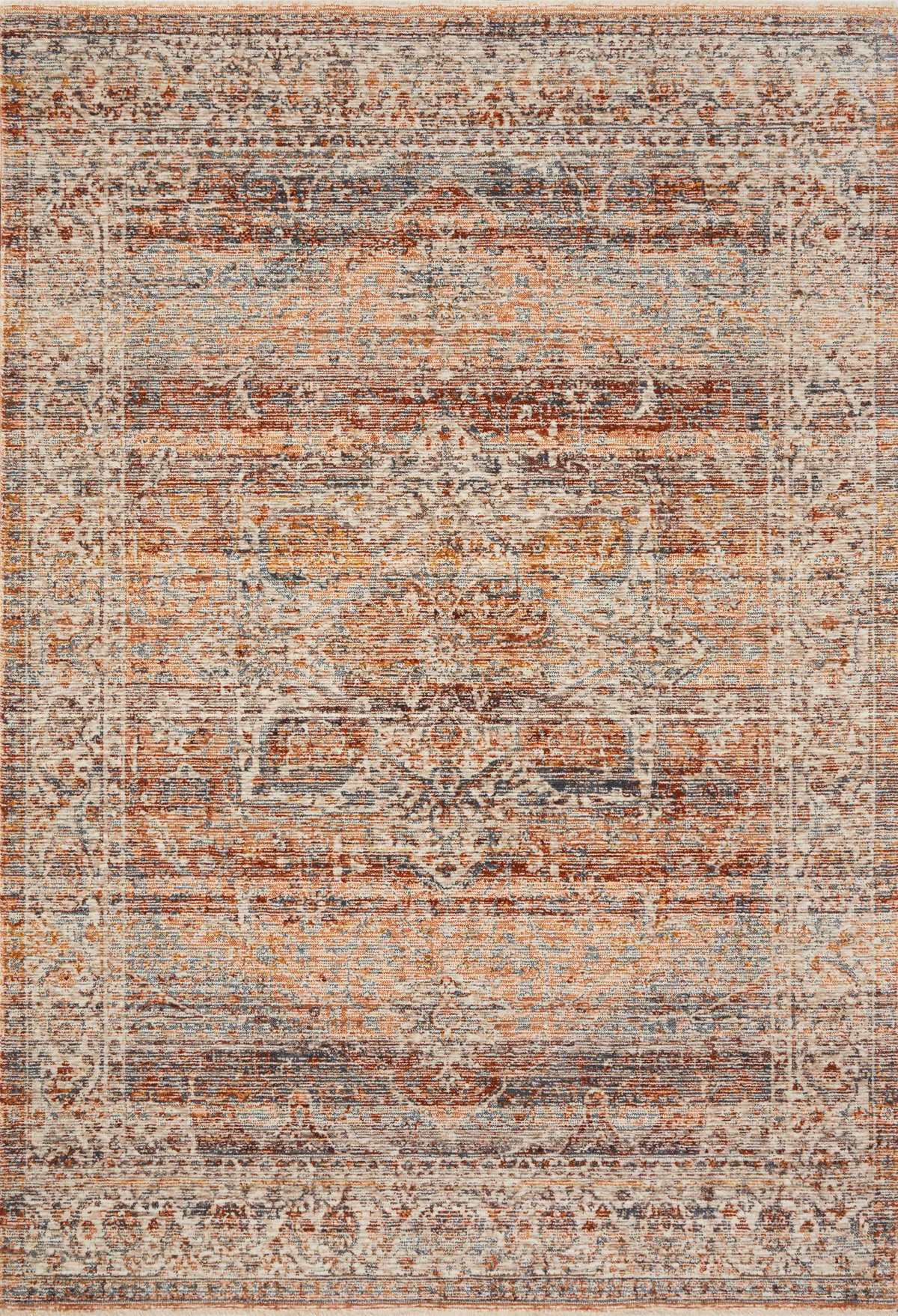 Loloi Lourdes Rug, 2'8" length x 2'8" width