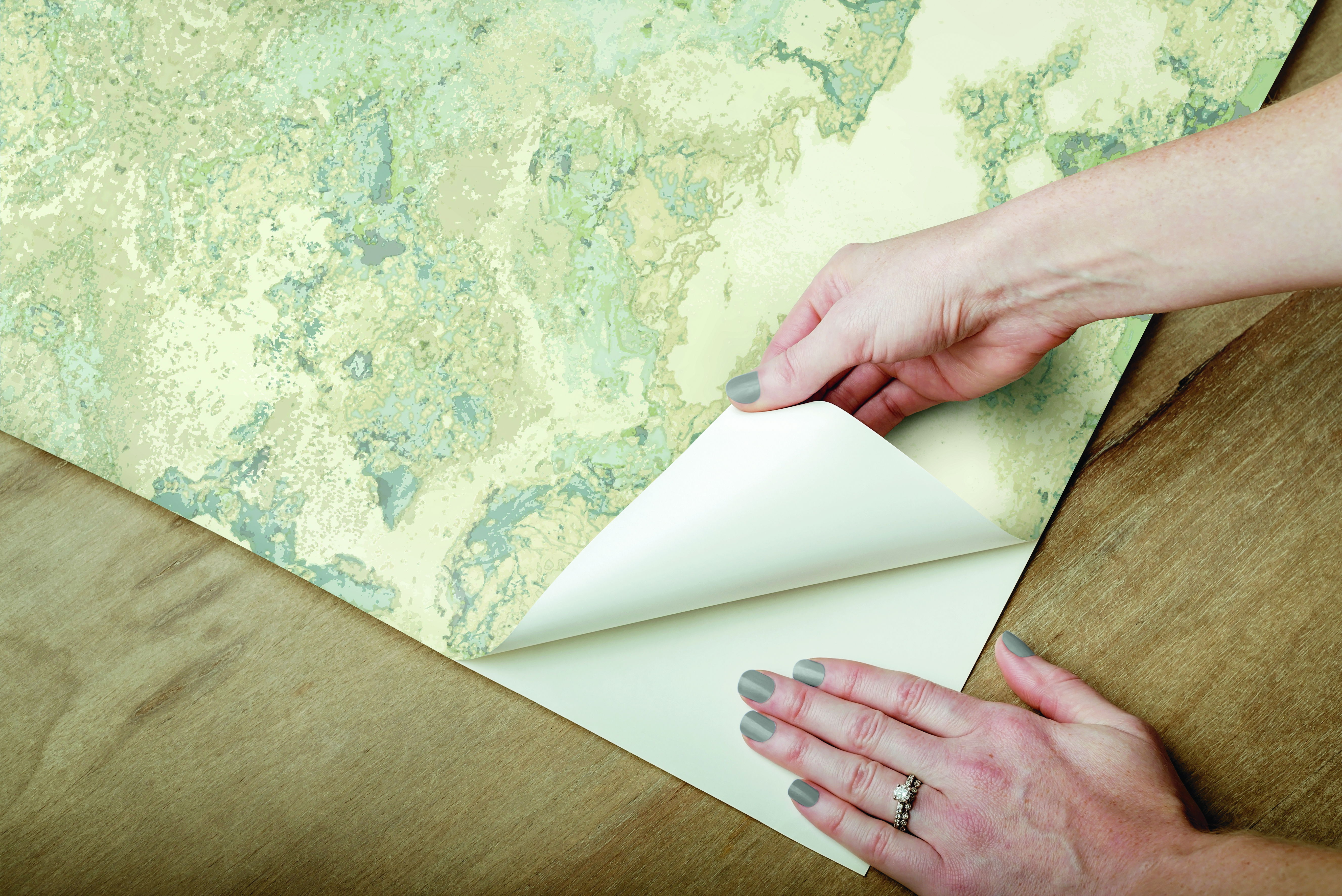 Inner Beauty Pink Peel & Stick Wallpaper, by York Wall, 20' length x 2'3" width x 0.02" depth View 5