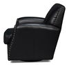 Taft Leather Swivel Chair, Onyx Black thumbnail 8