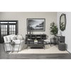 Denly II 92.5W Frost Gray Slipcover Three Seater Sofa, Sofas & Sectional by Mercana, 92.5" length x 38.25" width x 34.5" height thumbnail 2
