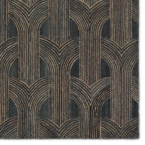 Verde Home By Jaipur Living Manhattan PVH14 Handmade Geometric Gray and Taupe Area Rug (5