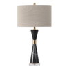 Alastair Black Marble Table Lamp, by Uttermost, 1'4" width x 2'5.62" height x 10" depth thumbnail 4