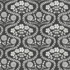 Folksy Floral Black & White Wallpaper thumbnail 0
