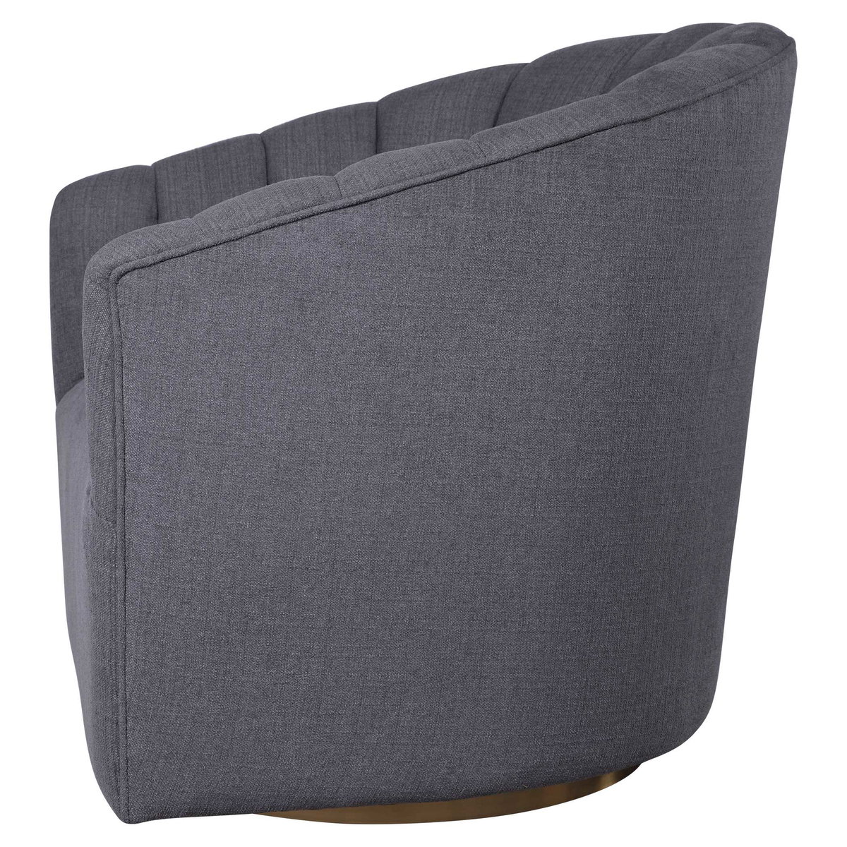 Cuthbert Modern Swivel Chair, Accent Chair by Uttermost, 31" width x 32.25" height x 32" depth View 6