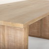 Grier 84'L x 38'W Dining Table | Modern | Light Brown Wood & Light Brown Wood Cane | Seats 8, by Mercana, 84" length x 38" width x 30" height thumbnail 6
