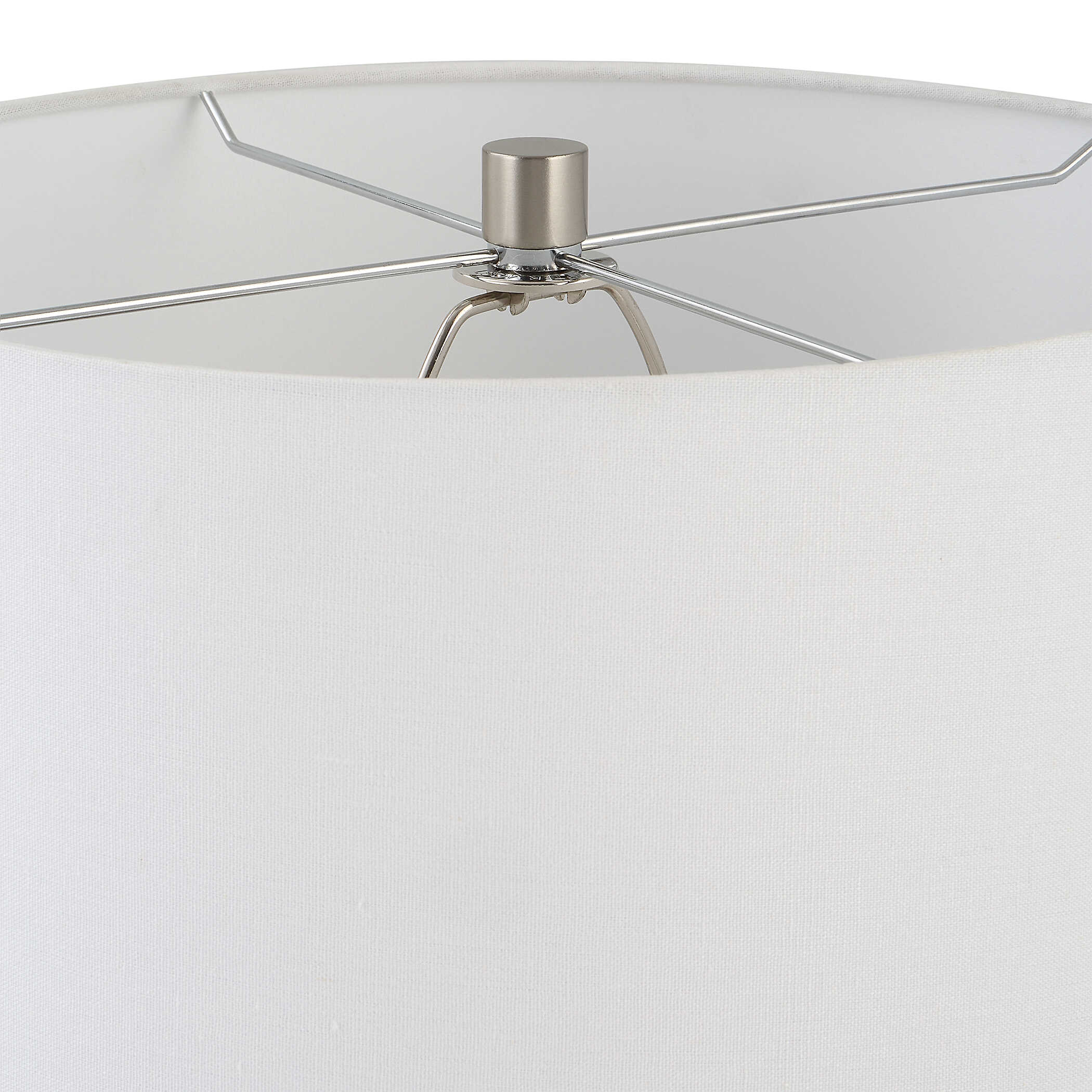 Campa Gray-Blue Table Lamp, by Uttermost, 17" width x 28" height x 17" depth View 8