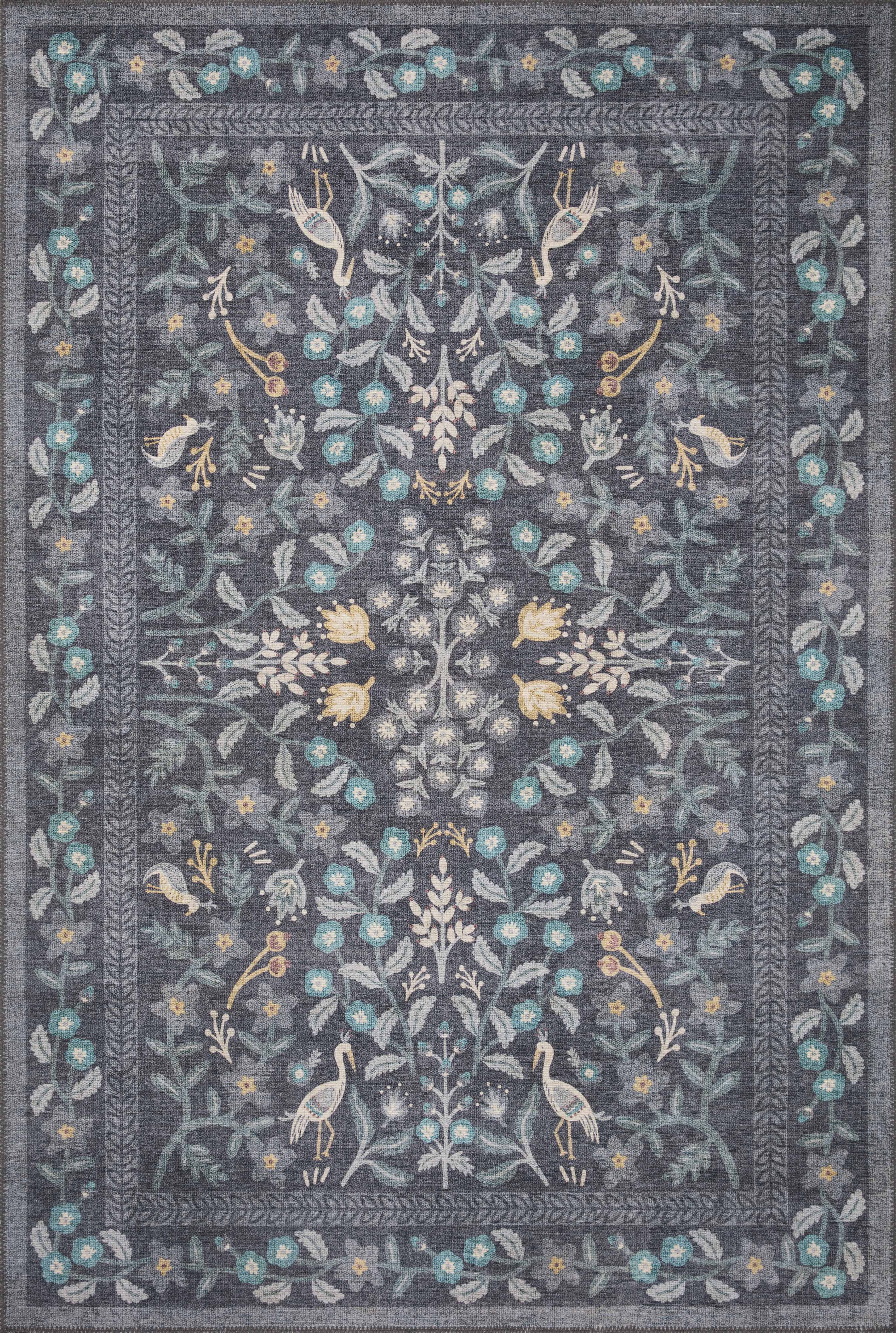Rifle Paper Co. x Loloi Maison Rug, 1'6" length x 1'6" width View 1