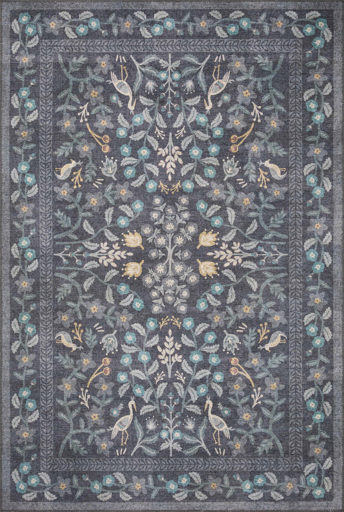 Rifle Paper Co. x Loloi Maison Rug, 2'6" length x 7'6" width View 1