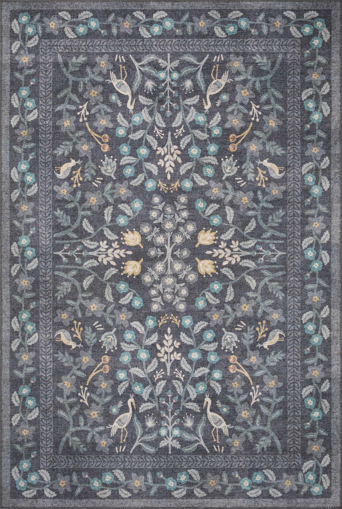 Rifle Paper Co. x Loloi Maison Rug, 2'6" length x 9'6" width View 1