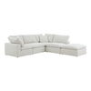 Terra Condo Dream Modular Sectional Coastside Sand, Sectional Sofa by Moe's Home, 114" width x 32" height x 114" depth thumbnail 2