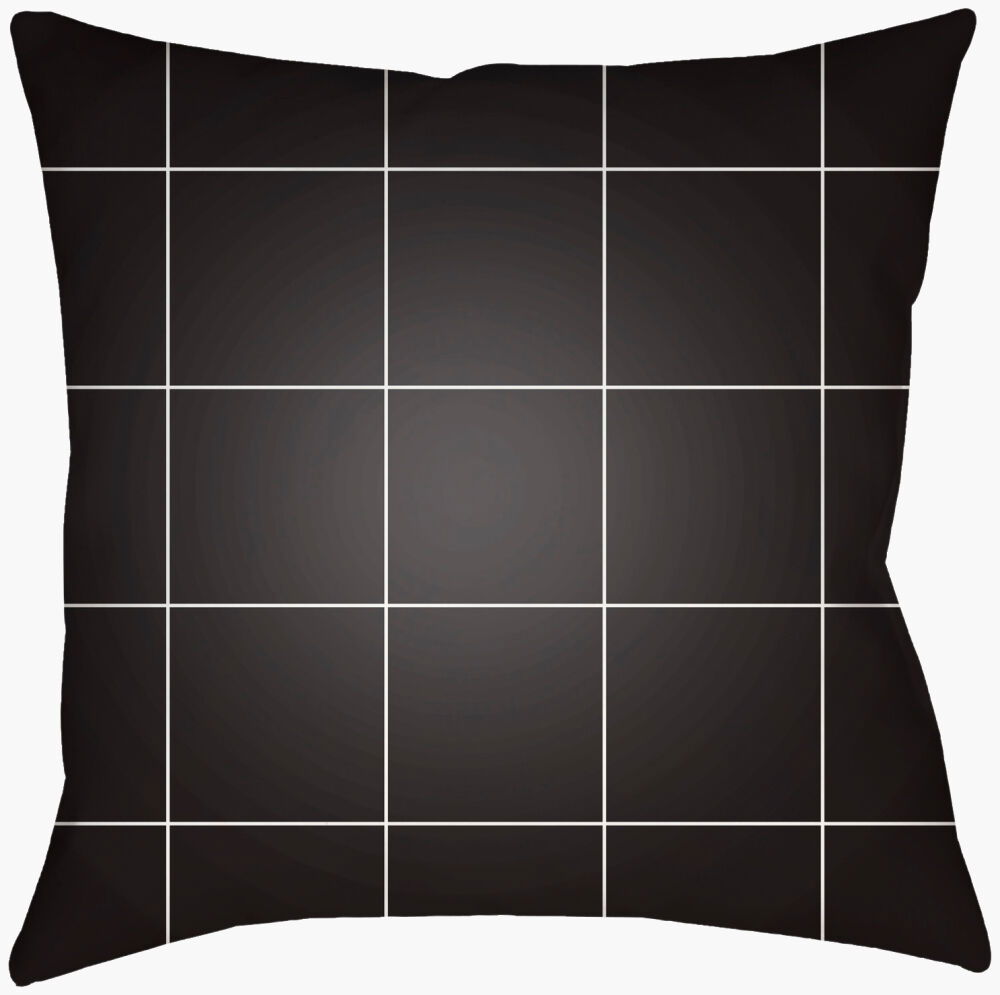 Gridwork Accent Pillow, Decorative Pillow by Surya, 16" length x 16" width