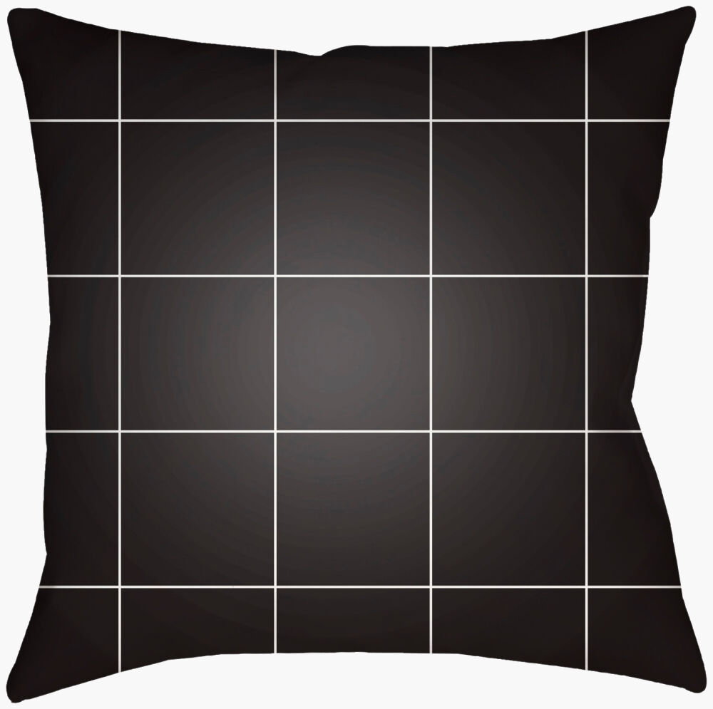 Gridwork Accent Pillow, Decorative Pillow by Surya, 20" length x 20" width