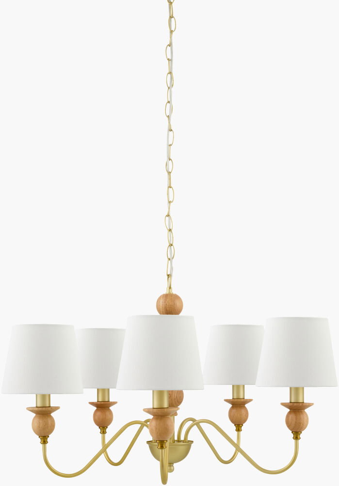 Wiluna Chandelier, by Surya, 28" length x 28" width x 47" height
