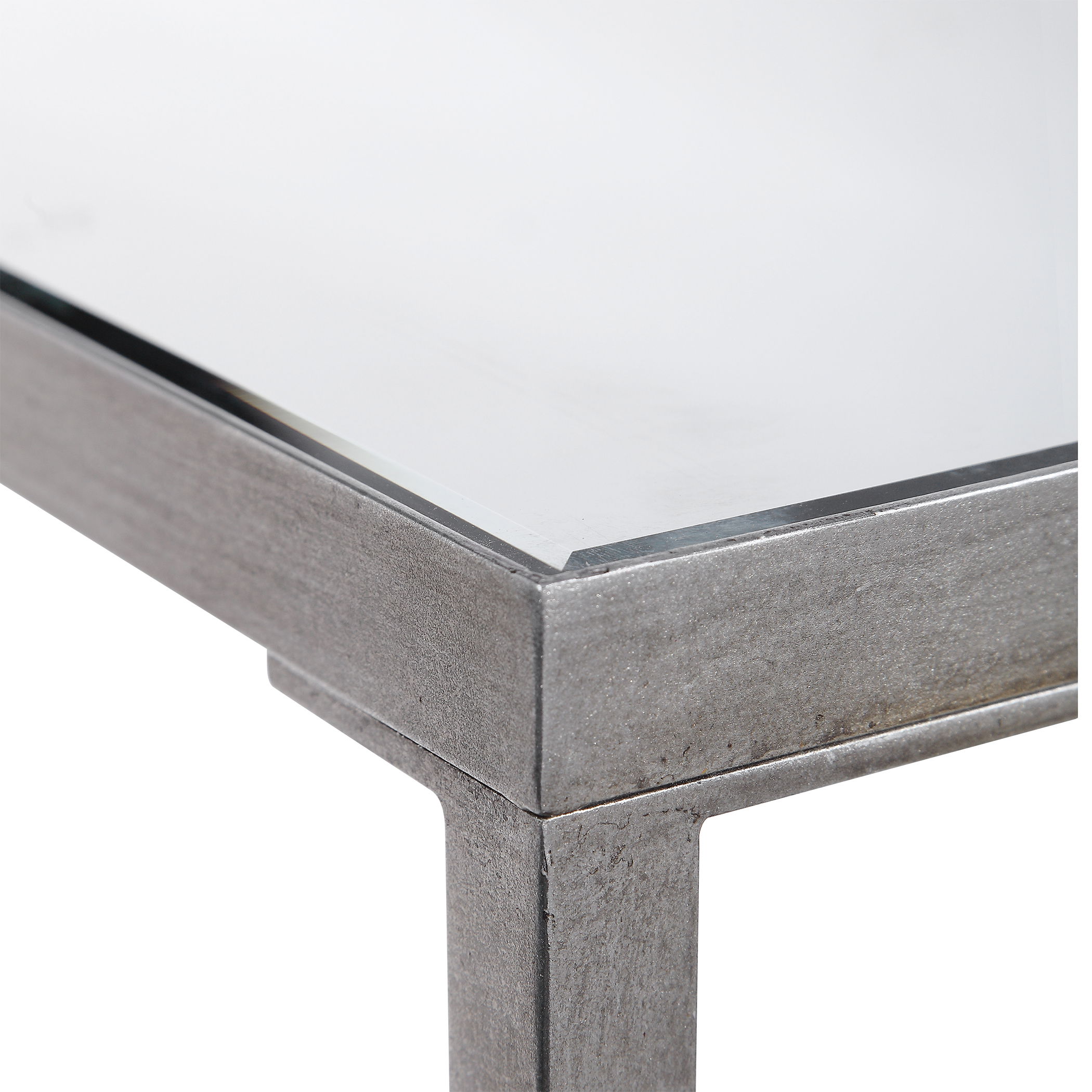 Hayley Silver Console Table large image 