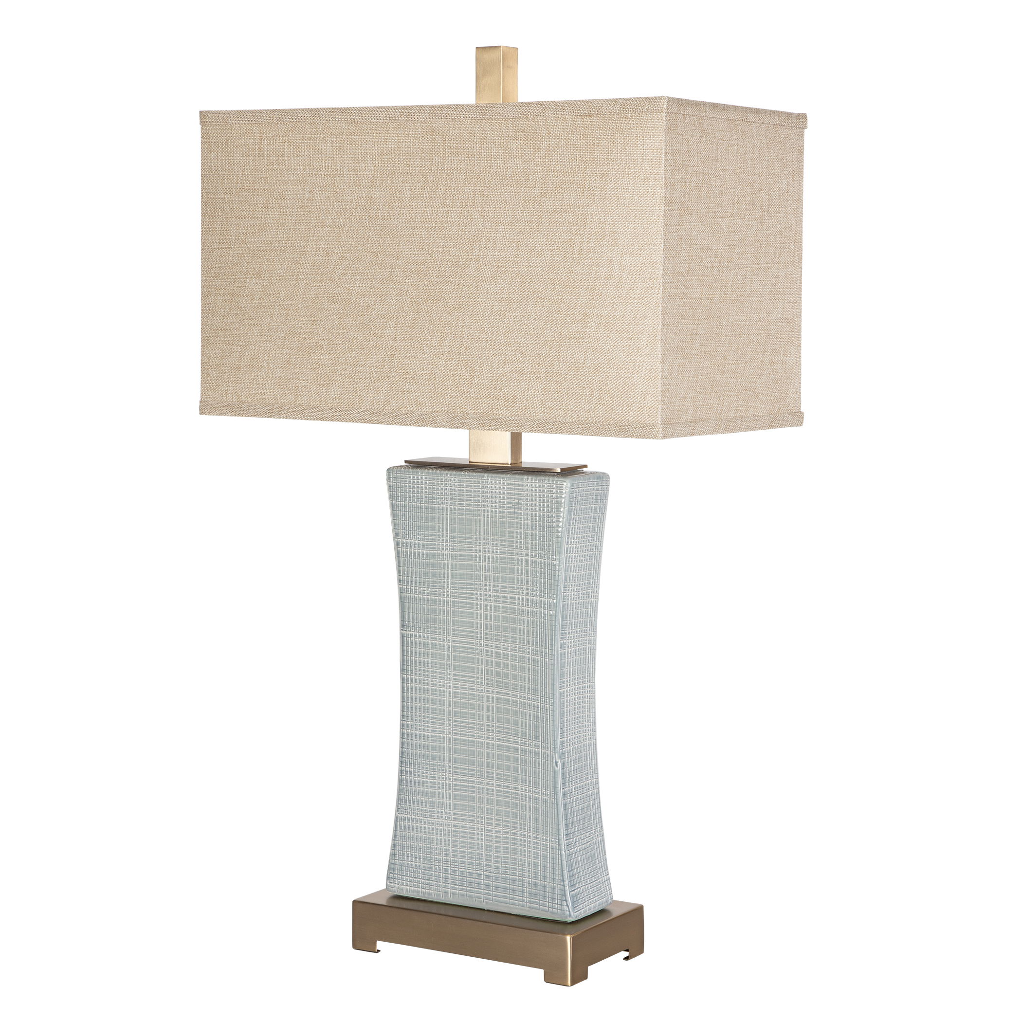 Cantarana Blue Gray Table Lamp large image 