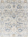 Indigo Machine Woven Rug, by Surya, 1'3.75" length x 1'3.75" width thumbnail
