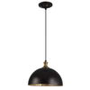 Placuna 1 Light Bronze Pendant, Ceiling Light by Uttermost, 10.5" height x 15" diameter thumbnail 6