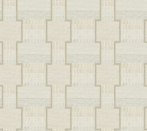 La Broderie Beige Wallpaper