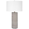Monolith Gray Table Lamp, by Uttermost, 1'4" width x 2'4.5" height x 1'4" depth thumbnail 6