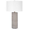 Monolith Gray Table Lamp, by Uttermost, 16" width x 28.5" height x 16" depth thumbnail 6