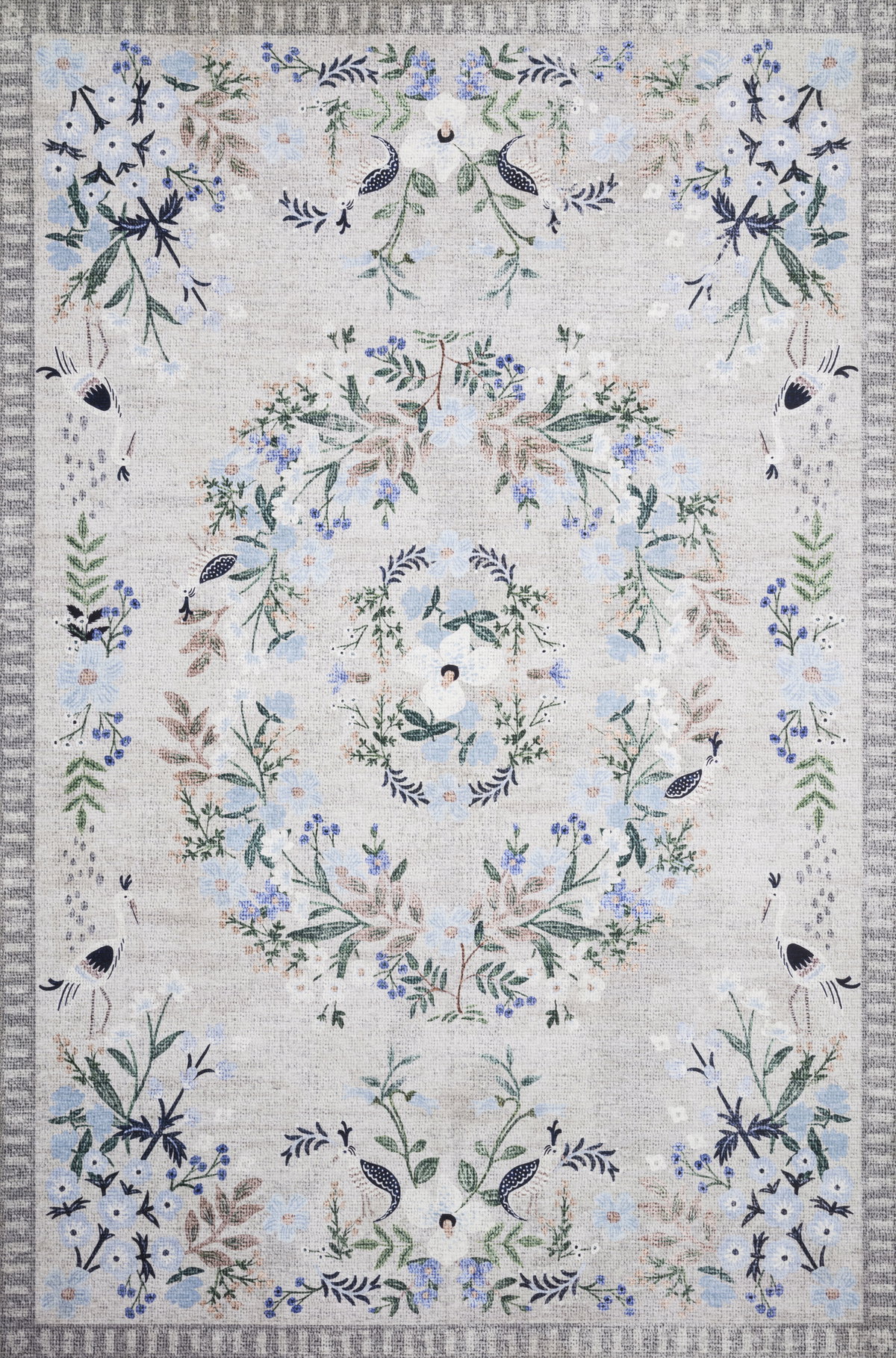 Rifle Paper Co. x Loloi Palais Rug, 7'6" length x 9'6" width View 1