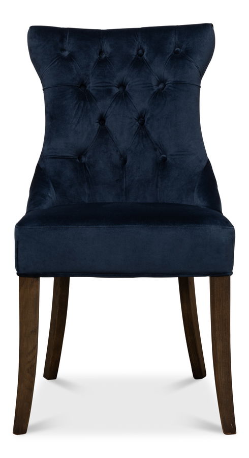 Sophie Side Chair, Blue Velvet