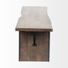Ledger I 70L x 17W Brown Live-Edge Wooden Dining Bench thumbnail 3