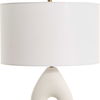 Meridian Ivory Stone Table Lamp, by Uttermost, 17" width x 29" height x 17" depth thumbnail 6