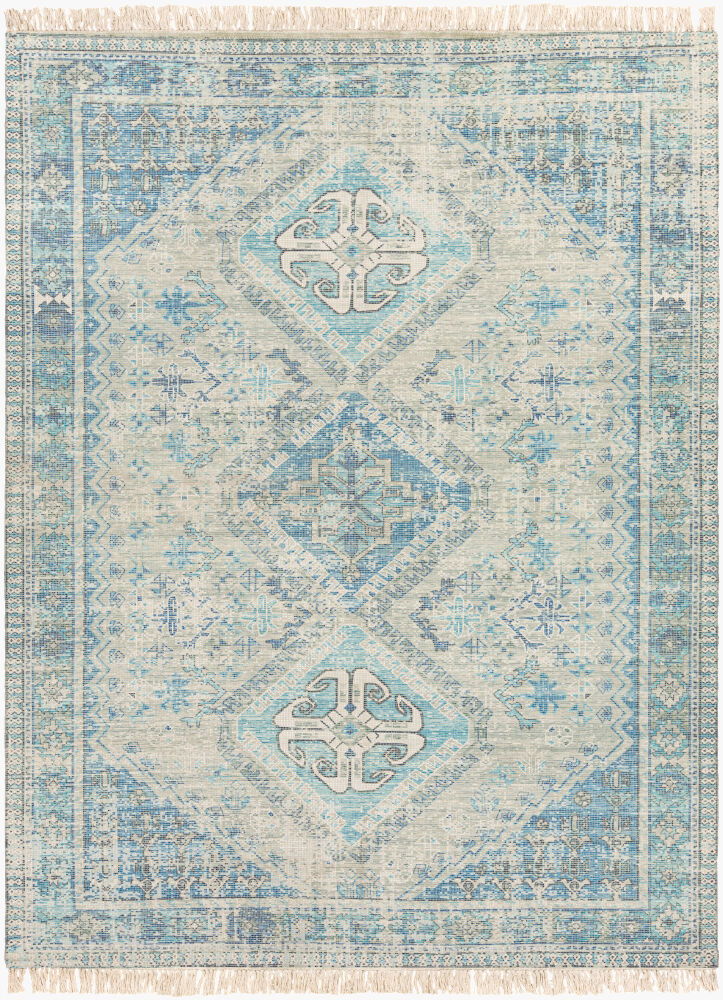 Zainab Handmade Rug, by Surya, 1'6" length x 1'6" width