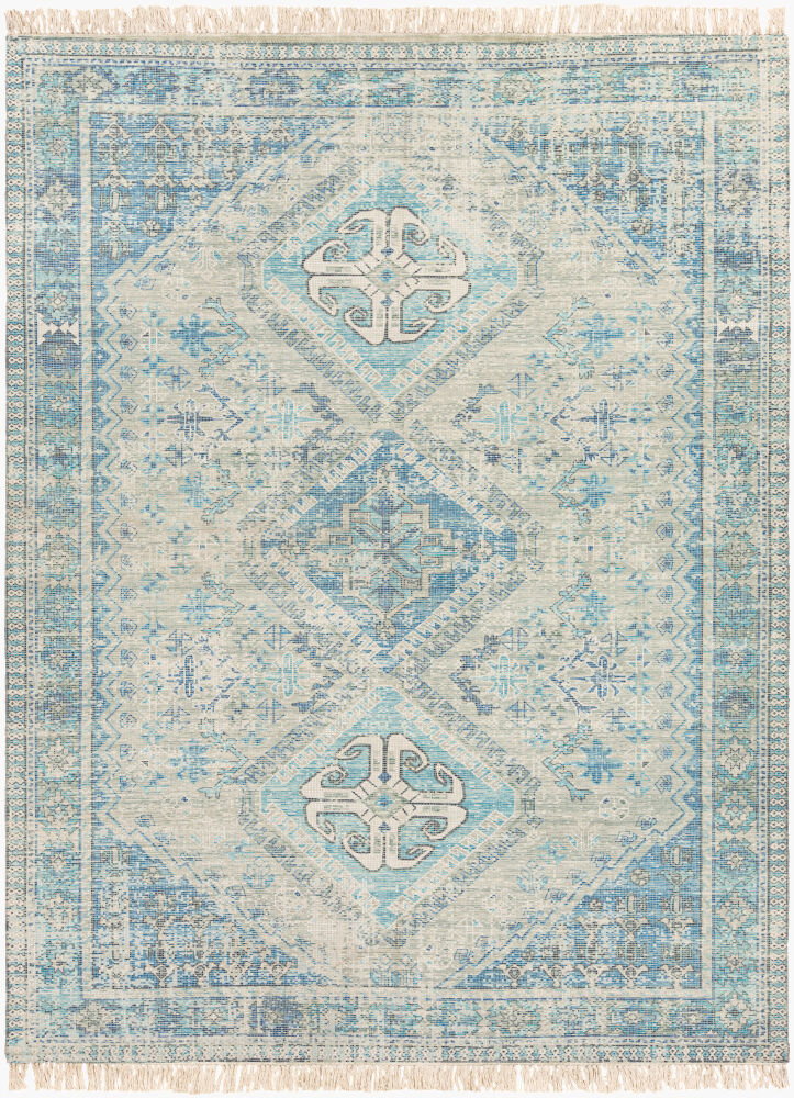 Zainab Handmade Rug, by Surya, 1'6" length x 1'6" width