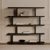 Miri Shelf Large Black, Shelving & Bookcase by Moe's Home, 63" width x 62" height x 11" depth thumbnail 6