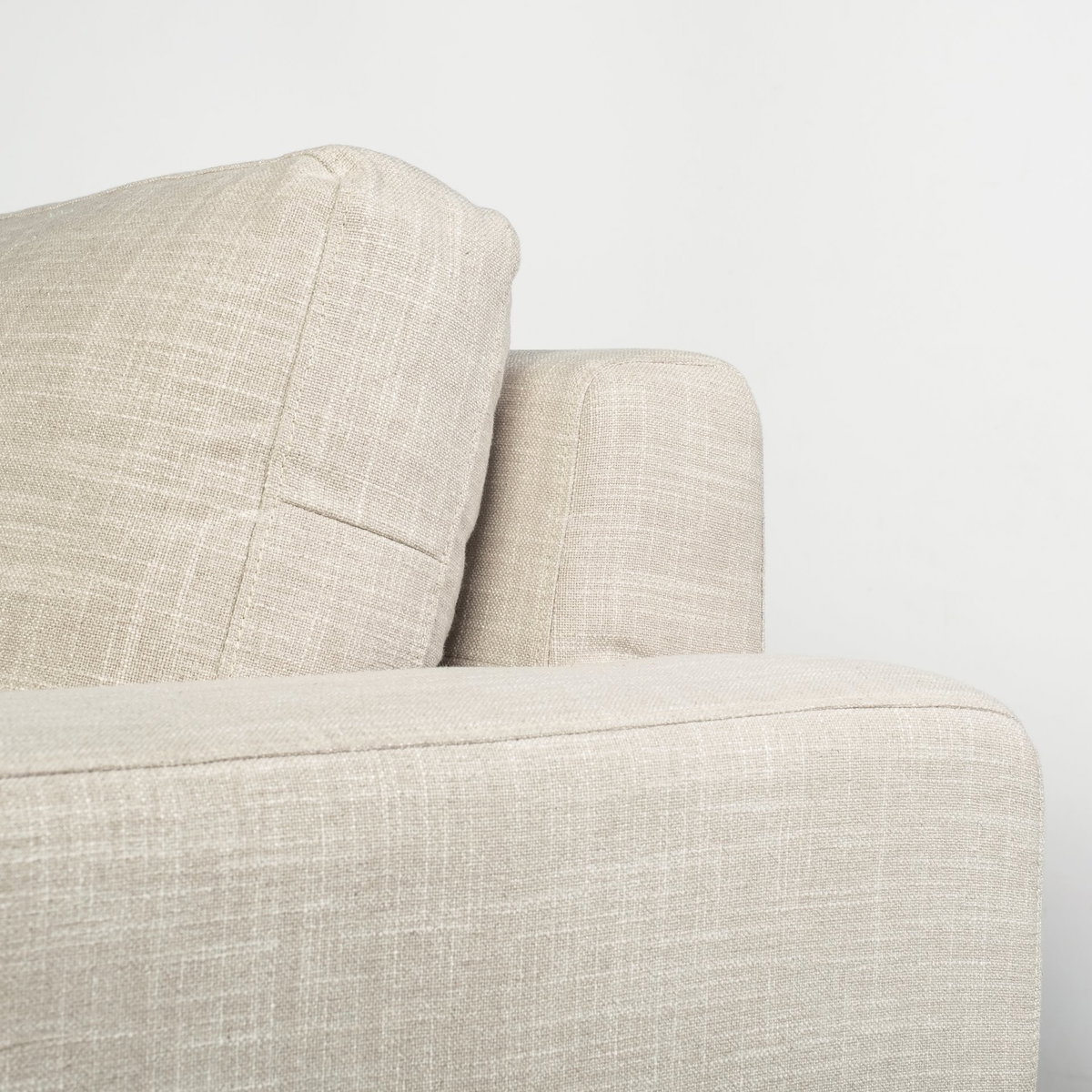 Colburne II 95' Beige Upholstered Three Seater Sofa, Sofas & Sectional by Mercana, 95.28" length x 41.34" width x 27.95" height View 8