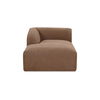 Isla Left Arm Facing Chaise Mocha, Chaise Lounges & Daybed by Moe's Home, 44" width x 29.9" height x 76.3" depth thumbnail 1