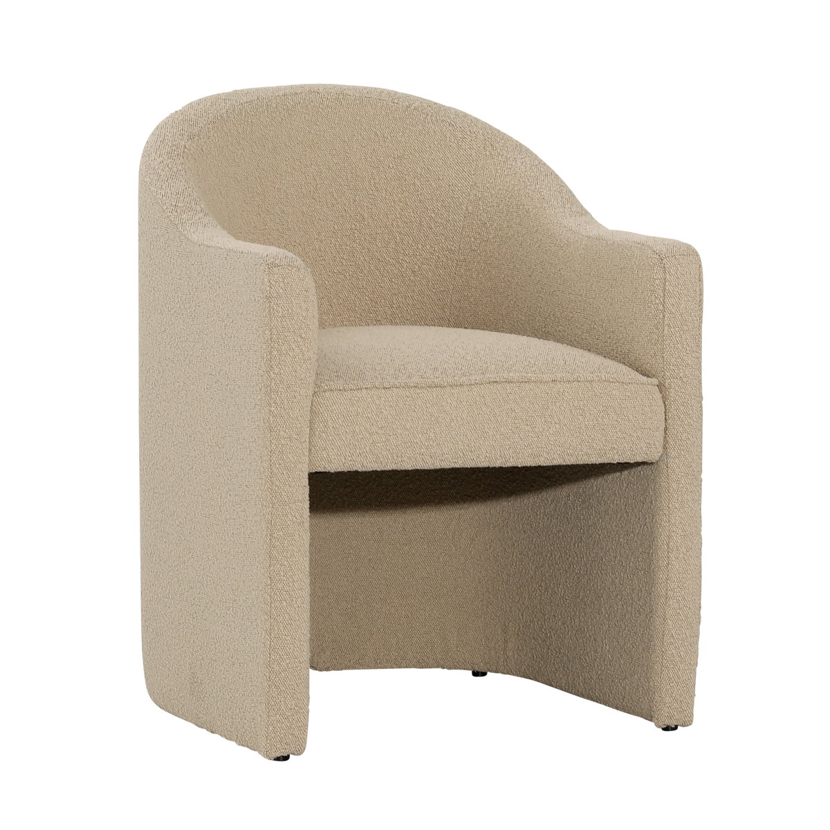 Thora Dining Chair Sand, by Dovetail, 24.38" width x 32.2" height x 24" depth View 1