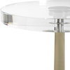 Groove Crystal Drink Table, Side & End Table by Uttermost, 10.25" width x 23.75" height x 10.25" depth thumbnail 9
