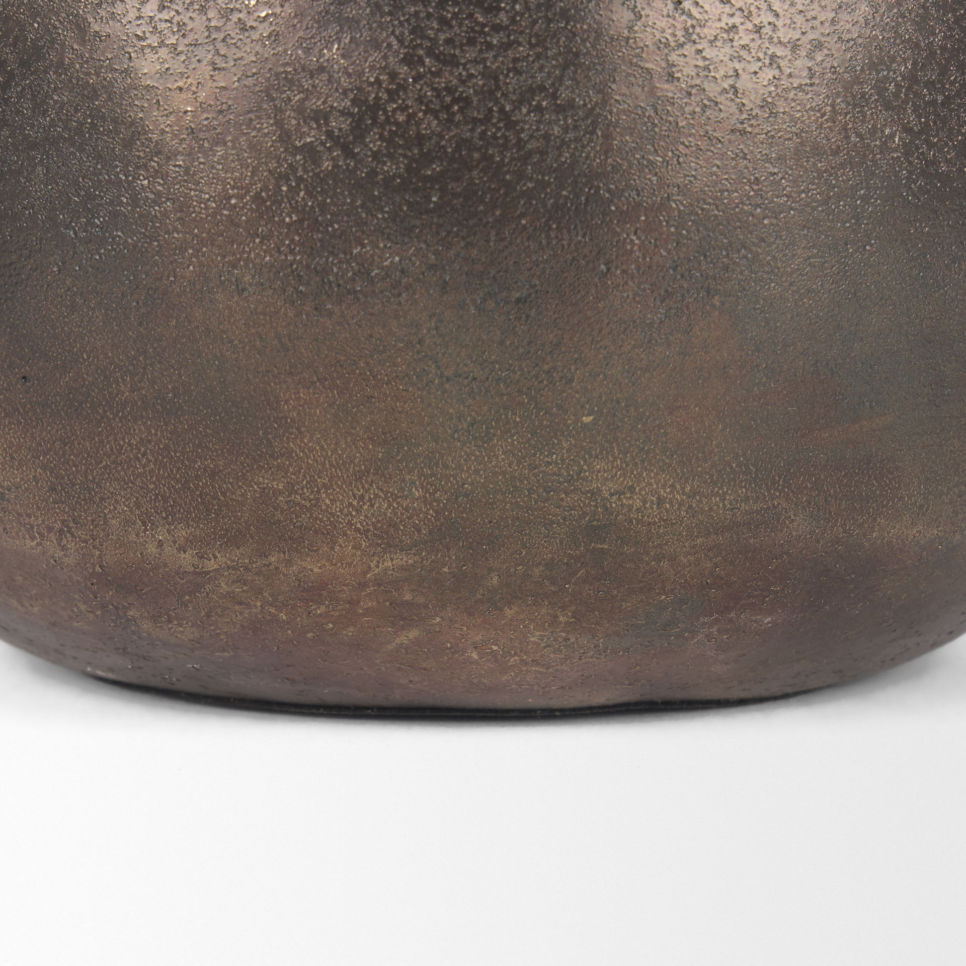 Quade Small Gold Metal Planter, Vase by Mercana, 8.5" length x 8.5" width x 8.5" height View 10