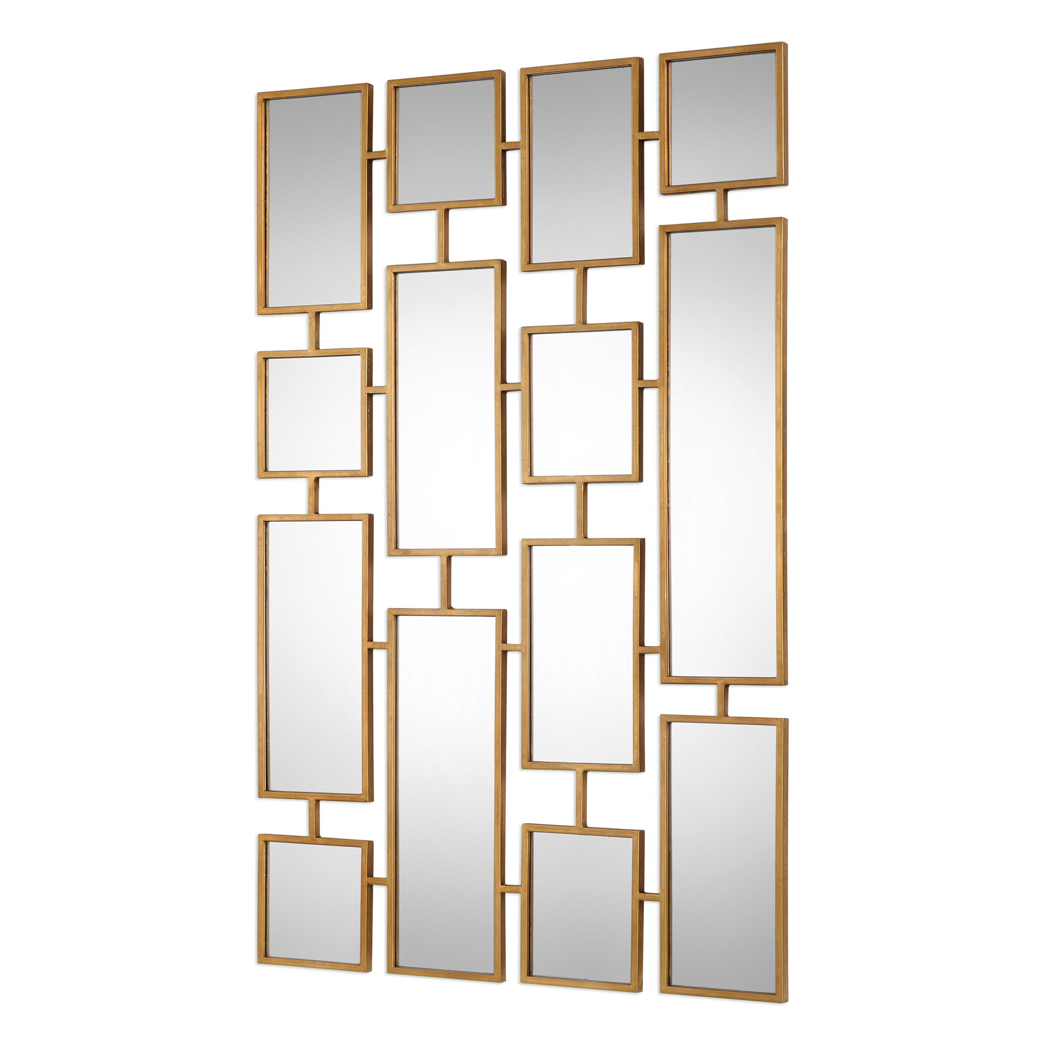 Kennon Forged Gold Rectangles Mirror large image 