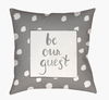 Be Our Guest Accent Pillow, Decorative Pillow by Surya, 20" length x 20" width thumbnail
