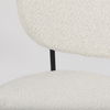 Amelia Cream Boucle with Black Metal Upholstered Accent Chair thumbnail 9