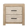 Roux Double Drawer Nightstand Light Warm Wash thumbnail 1