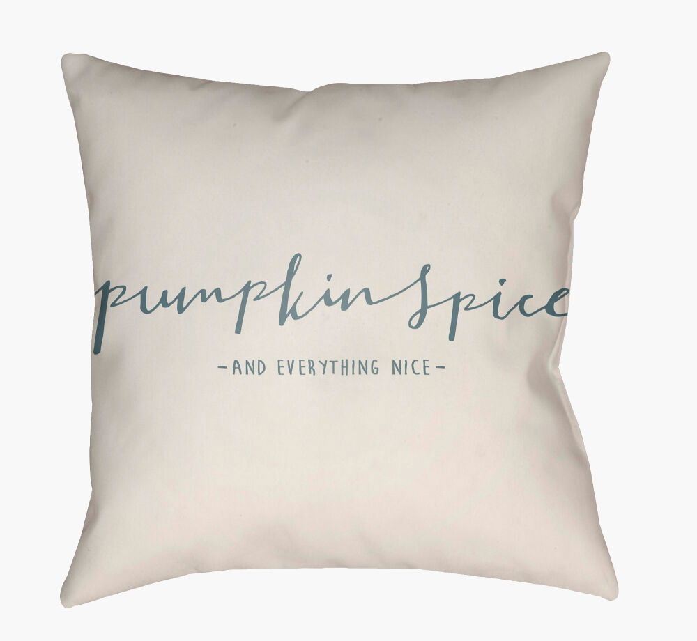 Pumpkin Spice Accent Pillow, Decorative Pillow by Surya, 18" length x 18" width