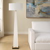 Rosin White Floor Lamp, by Uttermost, 20" width x 66.25" height x 20" depth thumbnail 5