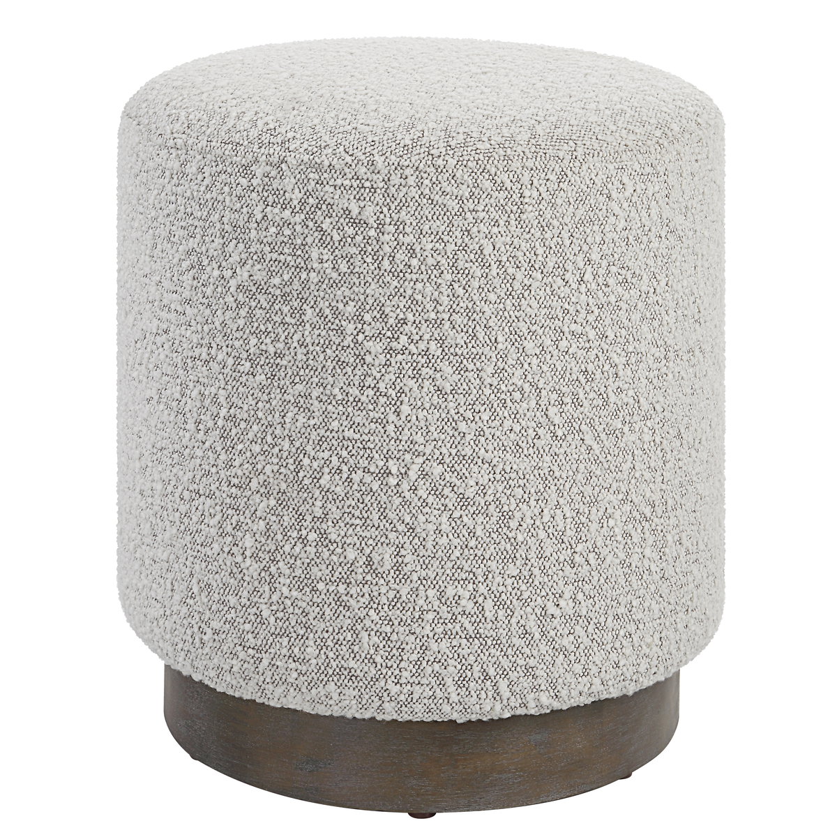 Avila Light Gray Ottoman, Furniture by Uttermost, 16" width x 18" height x 16" depth View 1