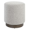 Avila Light Gray Ottoman, by Uttermost, 16" width x 18" height x 16" depth thumbnail 1