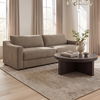 Farrow Sofa Taupe, Sectional Sofa by Moe's Home, 91" width x 31.5" height x 34.75" depth thumbnail 7