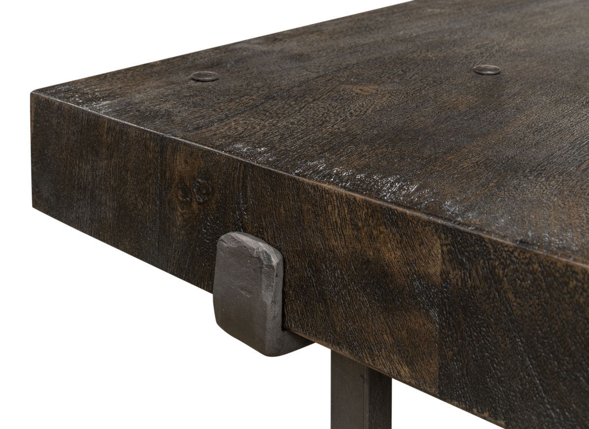 Blayne Coffee Table  Storm Cloud, by Sarreid, 4' length x 4' width x 1'6" height View 5