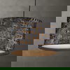 Alita Aged Black Drum Pendant thumbnail 1