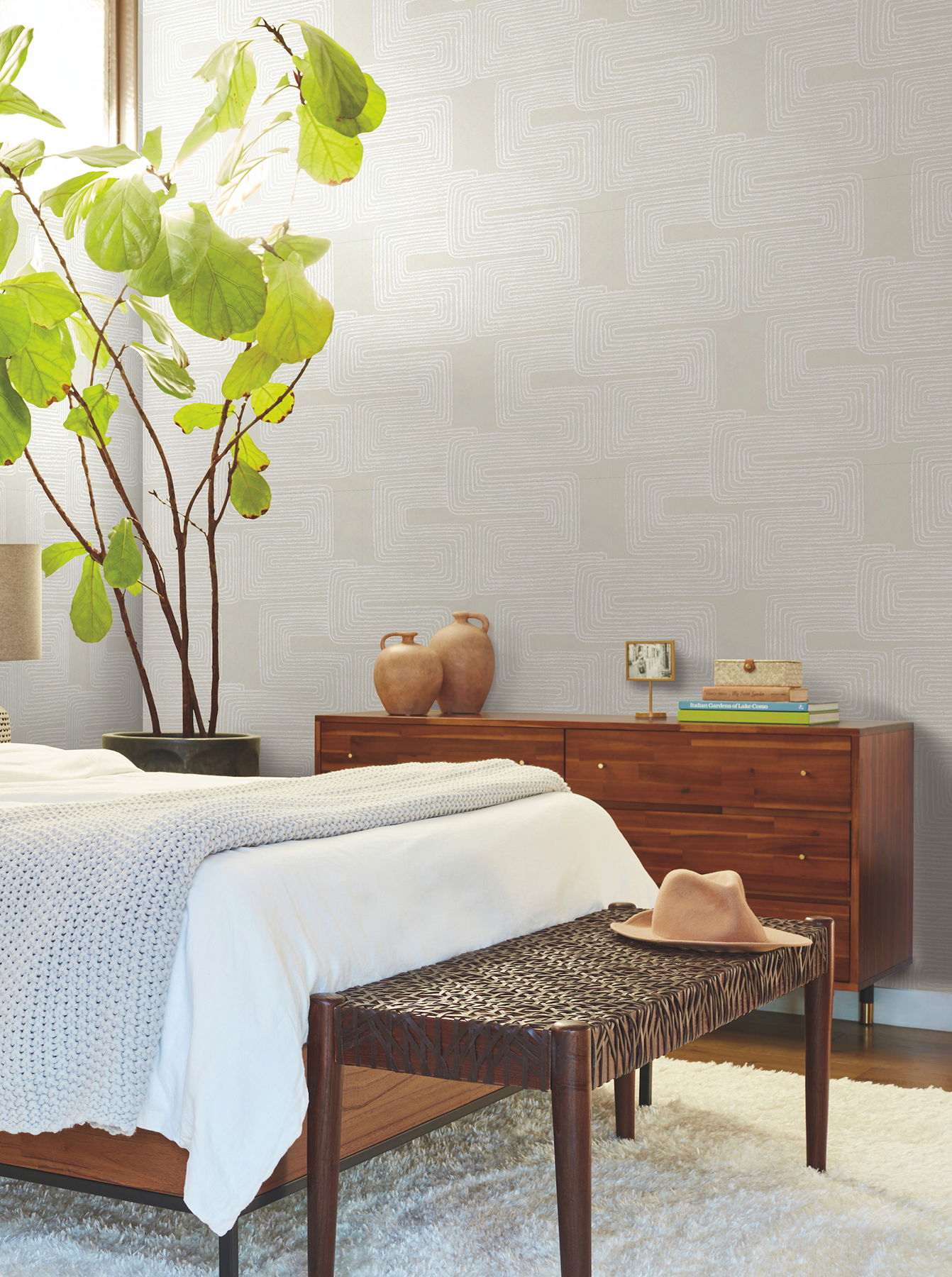 Zulu Thread Neutral & Pearl Wallpaper large image 