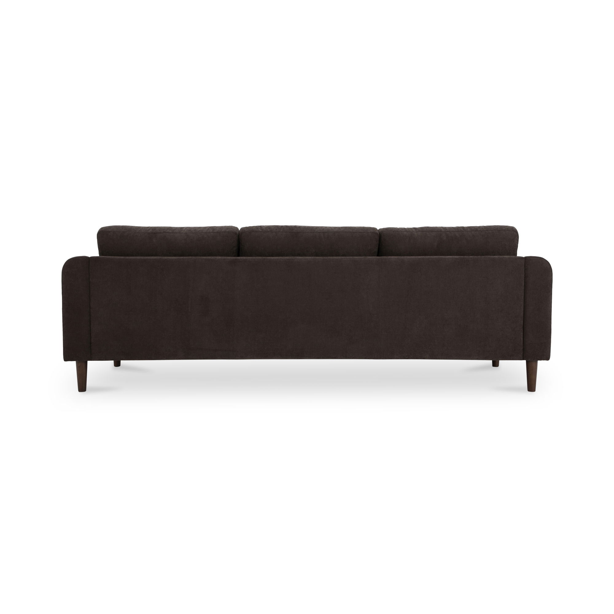 Quinn Sectional Dark Brown large image 