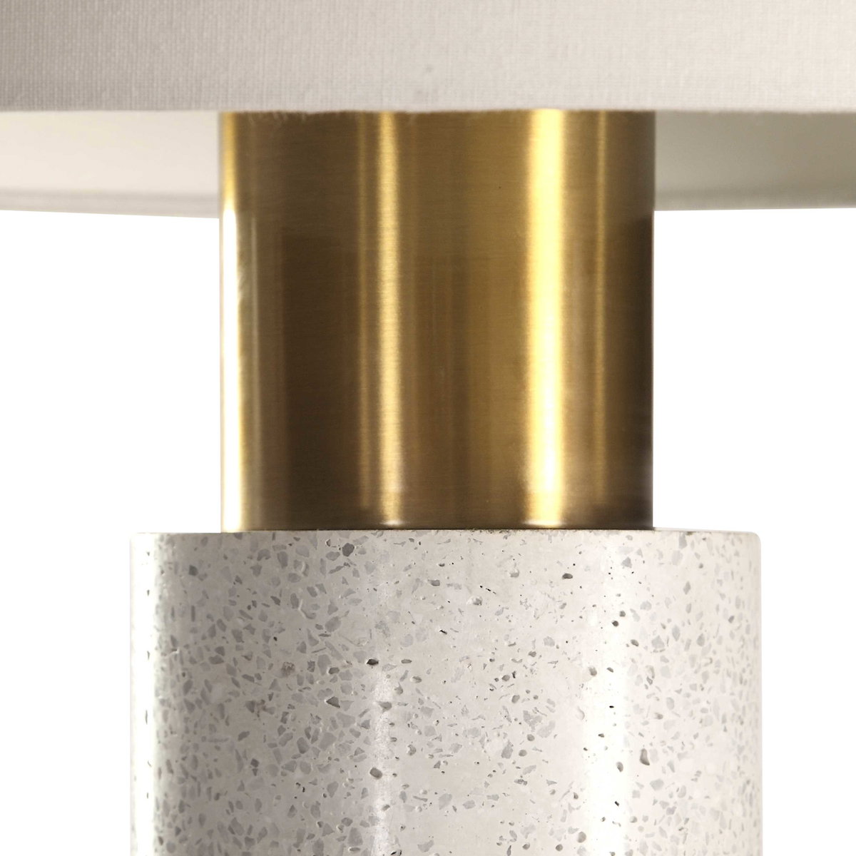 Vaeshon Concrete Table Lamp, by Uttermost, 1'6" width x 2'5.5" height x 1'6" depth View 4